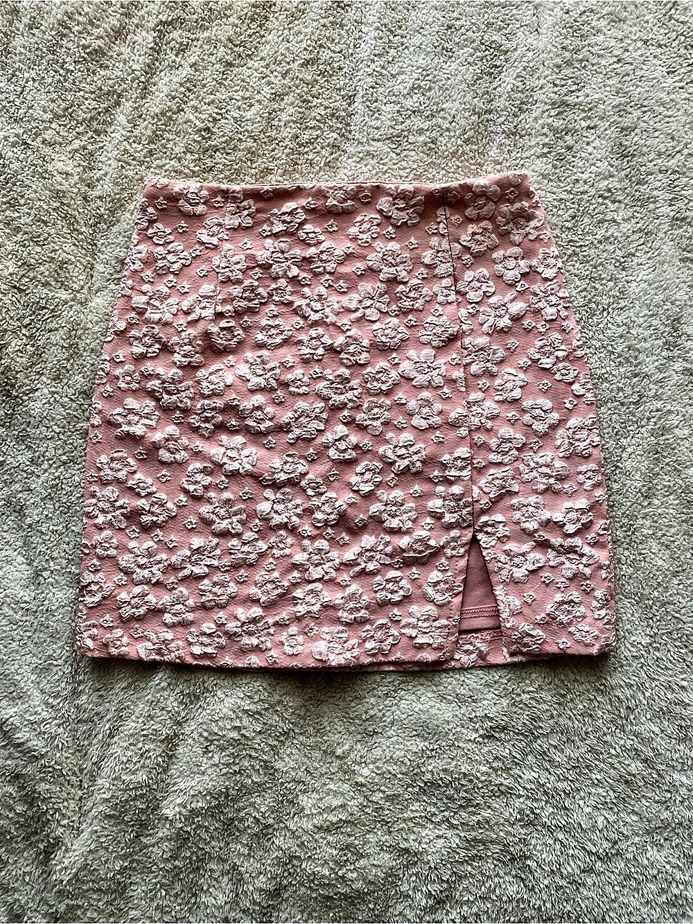 Y2K Baby Pink Floral Bratzcore Mini Skirt Ultra Femme Party Girl